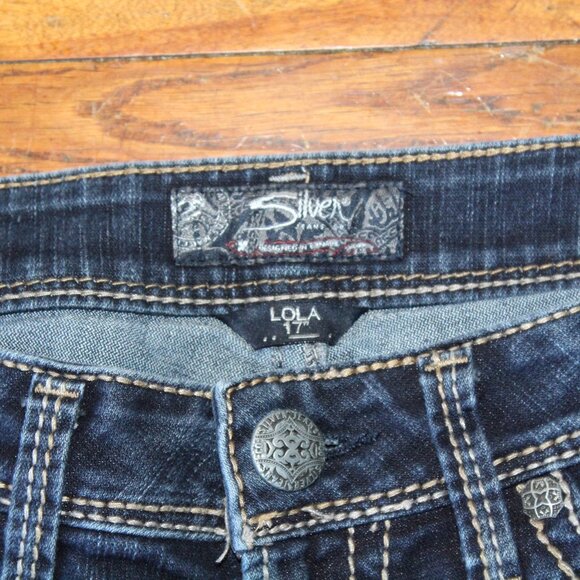 🍁5/$25🎃 Silver Lola jean capris Size W28 - Picture 5 of 5